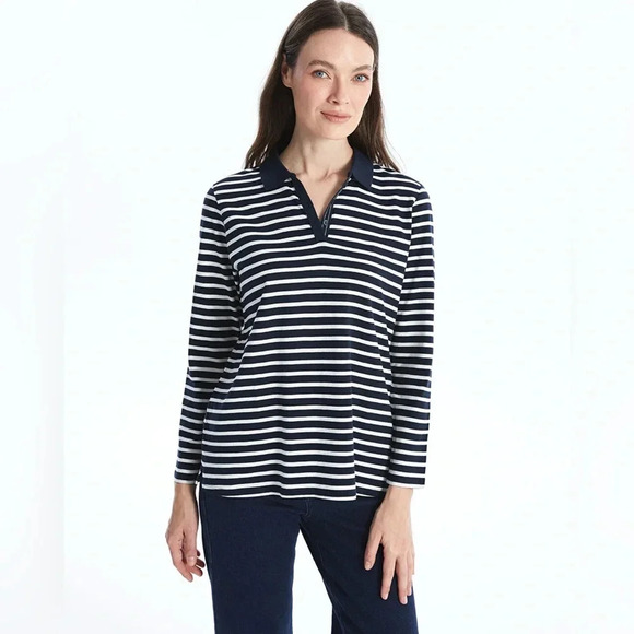 Ralph Lauren Quarter Zip Top - Picture 1 of 5